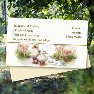 Duck Eggs For Sale Business Cards