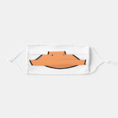 Duck Face Fun Funny Cartoon Beak Adult Cloth Face Mask (Front, Folded)