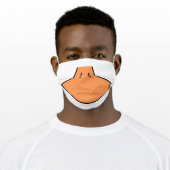 Duck Face Fun Funny Cartoon Beak Adult Cloth Face Mask (Worn)