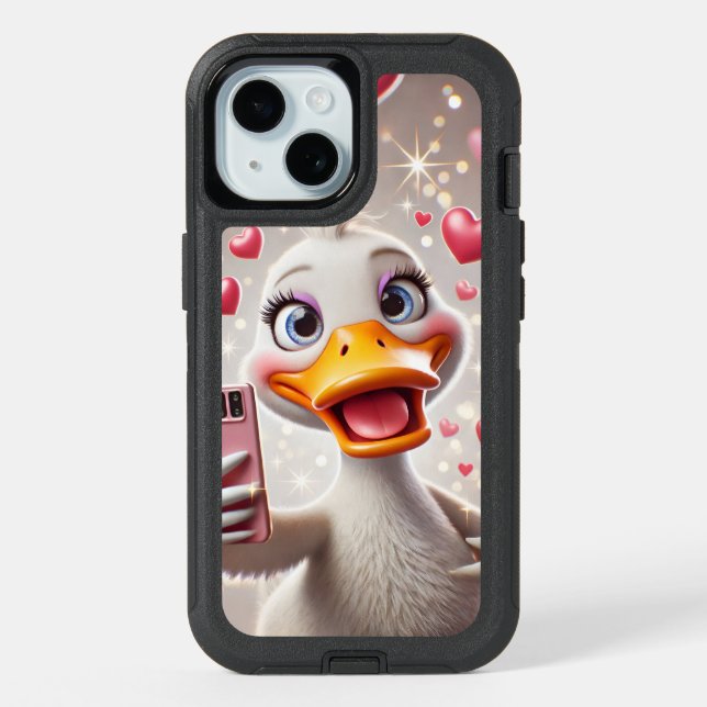 Duck Face IRL iPhone 15 Case (Back)
