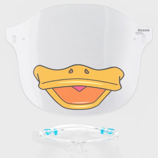 Duck Face Shield (Front w/Glasses)