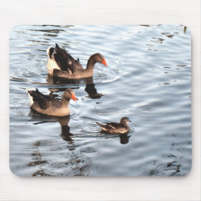 Duck Family Mouse Pad (Front)