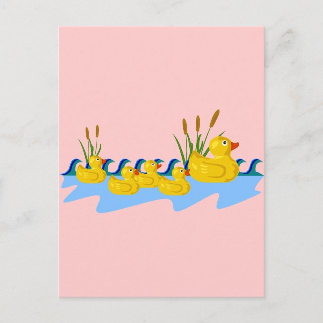 Duck Family Postcard (Front)