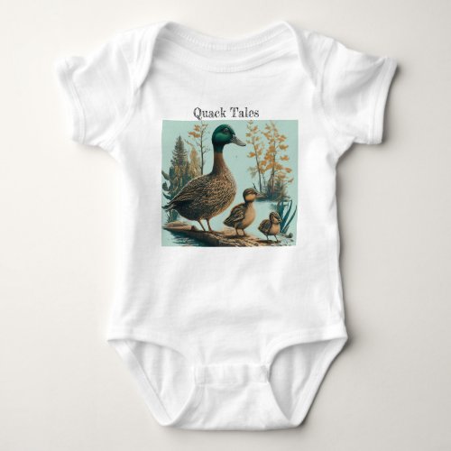 Duck Family T_Shirt Collection Baby Bodysuit
