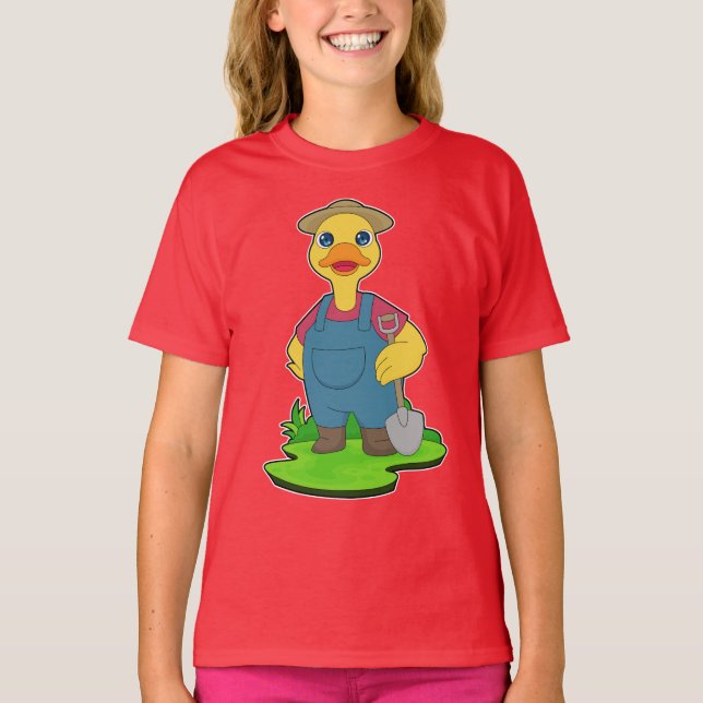 Duck Farmer Shovel T-Shirt (Front)
