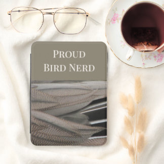 Duck Feather Close Up Photo Black Grey Nature Kindle Cover