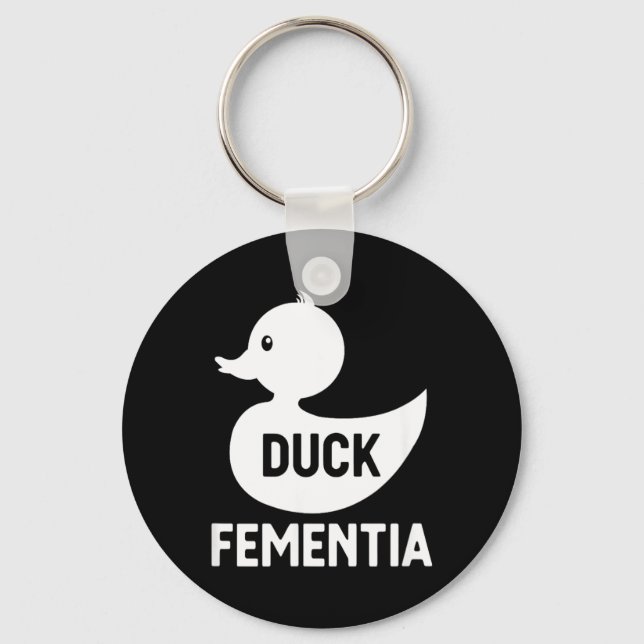 Duck Fementia Keychain (Front)