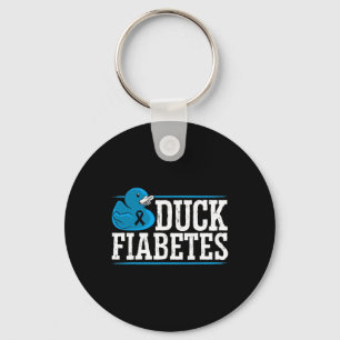 Duck Fiabetes Diabetes Awareness Month Insulin Pan Keychain