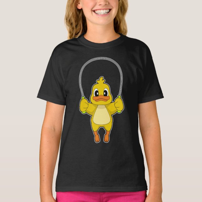 Duck Fitness Rope Sports T-Shirt (Front)