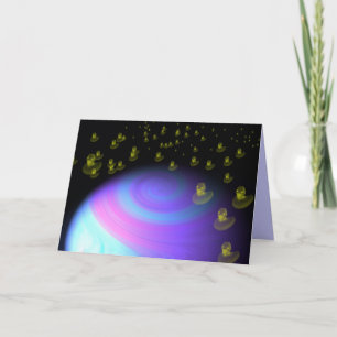 duck flyby birthday card
