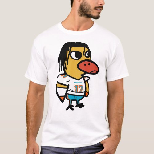 Duck Football by Jaylen Waddle Art Classic T_Shirt