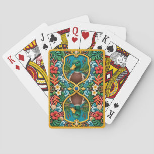 Duck, Freshwater Marsh Clay Art Poker Cards