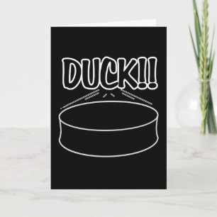 Duck! Get Well Soon Hockey Card