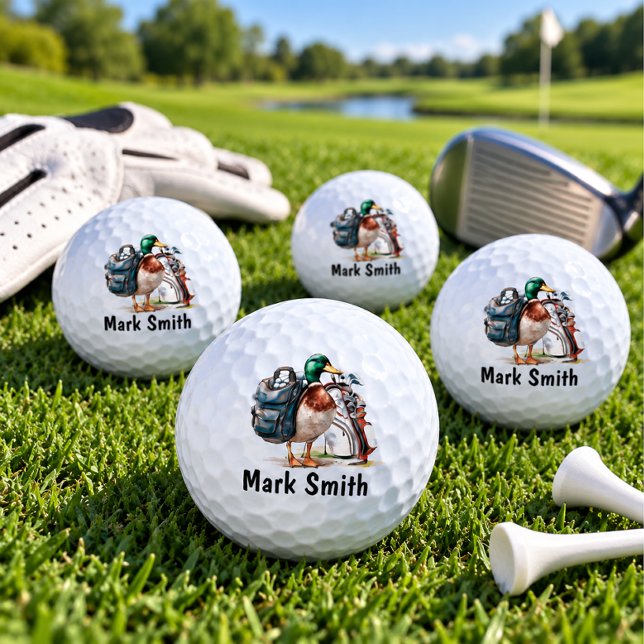 Duck golfer  golf balls (Creator Uploaded)