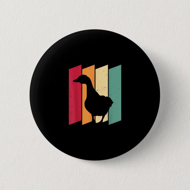 Duck    Goose Farmer Gift Button (Front)