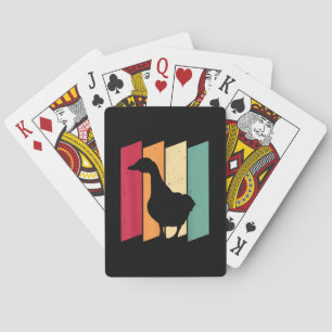 Duck Goose Farmer Gift Poker Cards