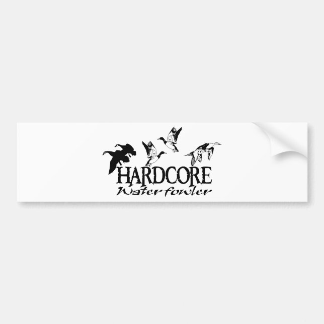 DUCK & GOOSE HUNTING BUMPER STICKER (Front)