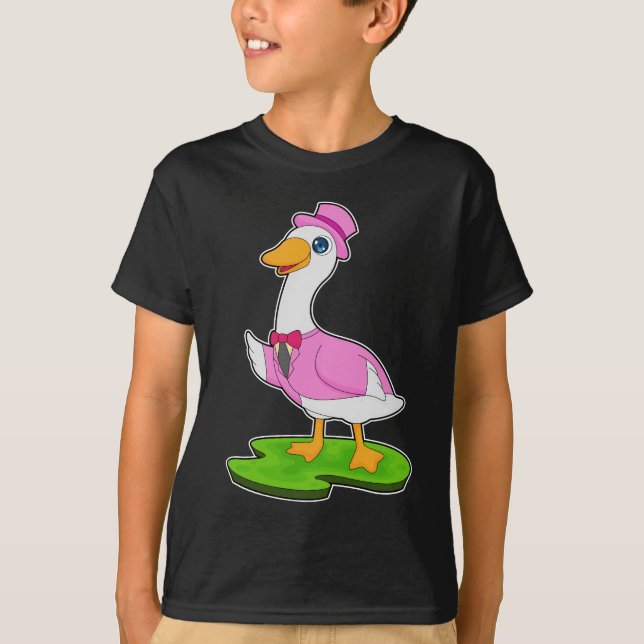 Duck Groom Cylinder Wedding T-Shirt (Front)