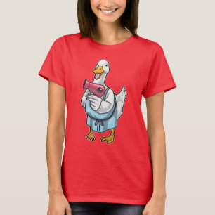 Duck Hairdresser Hairdryer T-Shirt