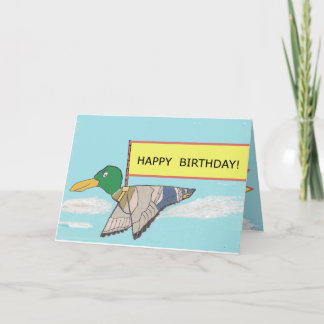 Duck - Happy Birthday Card