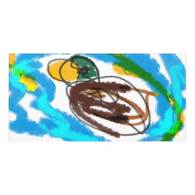 Duck  happy father  door sign (Classic Front)