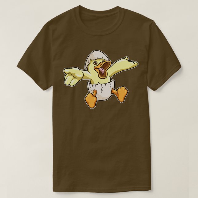 Duck hatchs from Egg T-Shirt (Design Front)