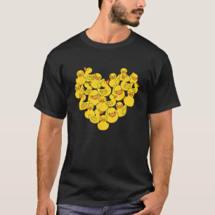 Duck Heart Symbol Love Duck Lover T-Shirt