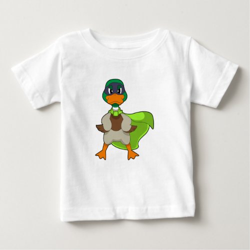 Duck Hero Cape Baby T_Shirt