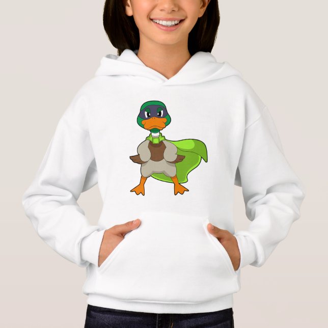 Duck Hero Cape Hoodie (Front)