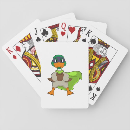 Duck Hero Cape Poker Cards