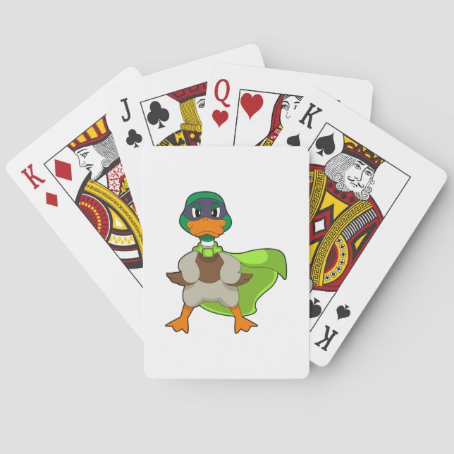 Duck Hero Cape Poker Cards (Back)