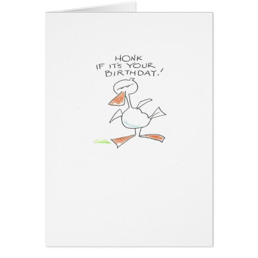 Duck honk cards (Front)