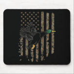 Duck Hunter American Flag Waterfowl Hunting Camouf Mouse Pad<br><div class="desc">Duck Hunter American Flag Waterfowl Hunting Camouflage</div>