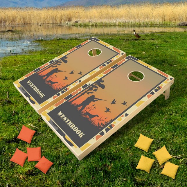 Duck Hunter and Camo Cornhole Set (Creator Uploaded)
