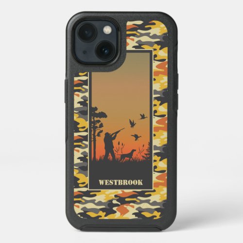 Duck Hunter and Camo iPhone 13 Case