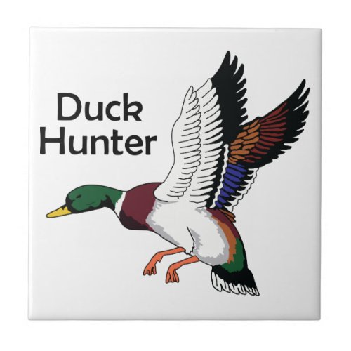 Duck Hunter Ceramic Tile
