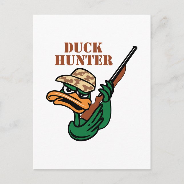 DUCK HUNTER POSTCARD (Front)