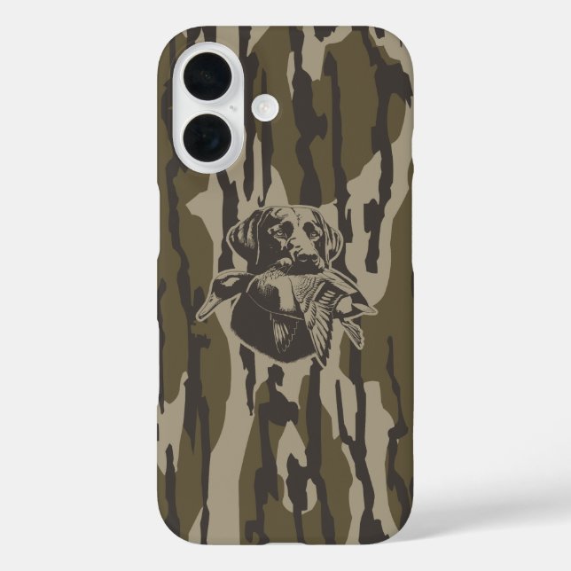 Duck Hunters With Dog Forest Camouflage Case-Mate iPhone Case (Back)
