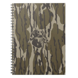 Duck Hunters With Dog Forest Camouflage Notebook