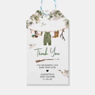 Duck Hunting Baby Shower Favor Tags