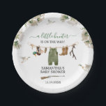 Duck Hunting Baby Shower Paper Plates<br><div class="desc">Make your duck baby shower extra special with these delightful round paper plates! Sturdy yet stylish,  these plates are perfect for serving delicious bites while complementing your theme in the most adorable way.

BS964</div>