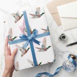 Duck Hunting Baby Shower Wrapping Paper