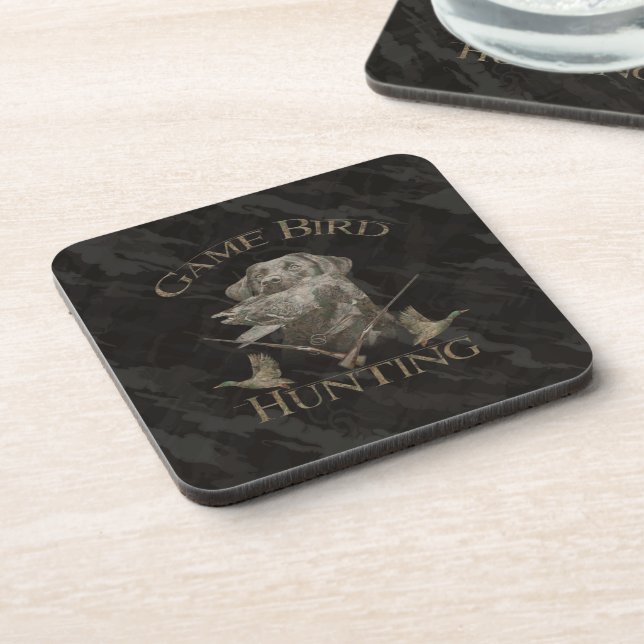 Duck Hunting   Beverage Coaster (Left Side)
