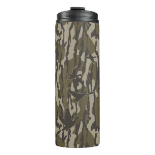 Duck Hunting Camo Ducks Bottomland Camo Thermal Tumbler
