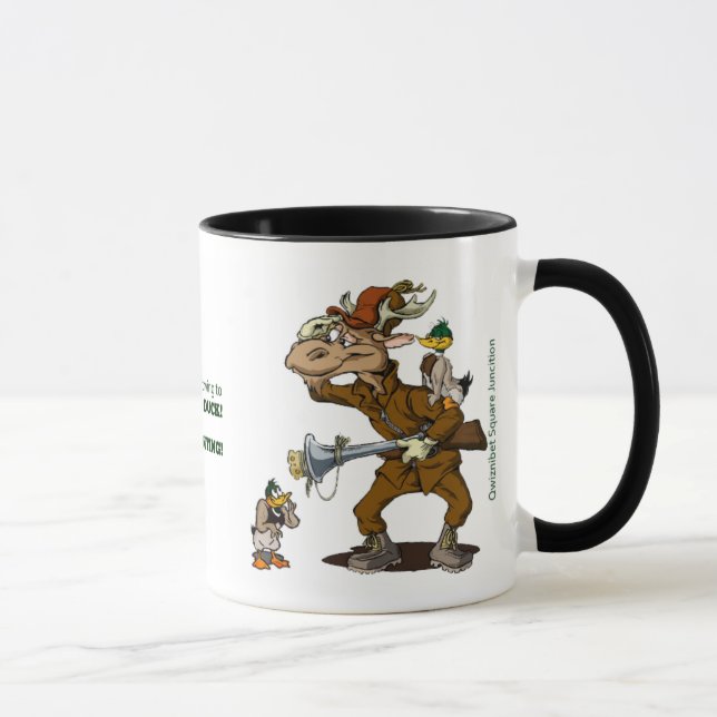 Duck Hunting Coffee Mug | Moose Mug | Qwiznibet (Right)
