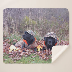 duck hunting print blanket