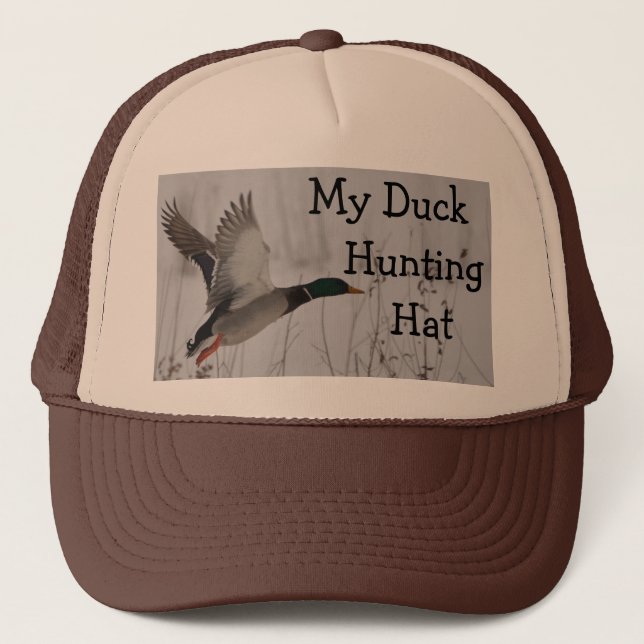 Duck Hunting Fashion Design by Janz Trucker Hat (Front)