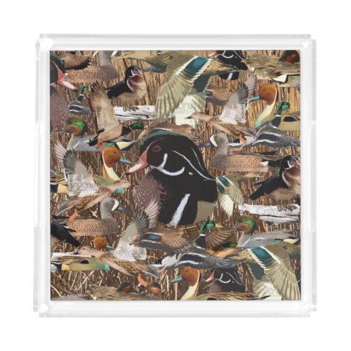 Duck Hunting Gifts Duck Dcor Acrylic Tray