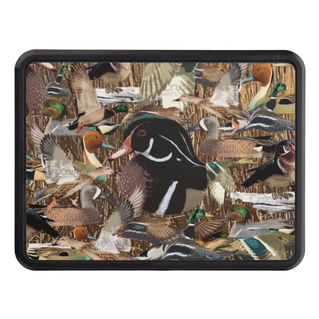 Duck Hunting Gifts, Duck Hunter Hitch Cover (Front)