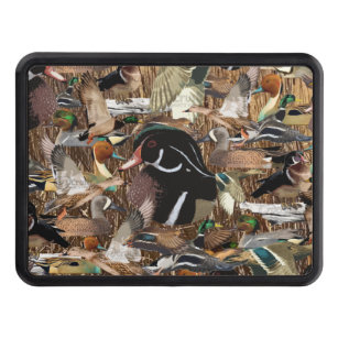 Duck Hunting Gifts, Wood Duck Mallard Trailer  Hitch Cover